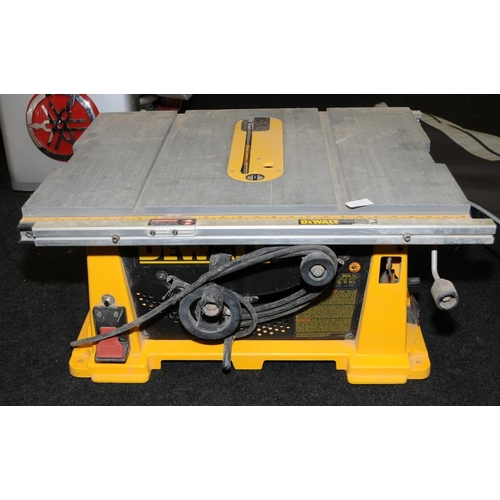 281 - Dewalt DW744 table sliding saw ref W