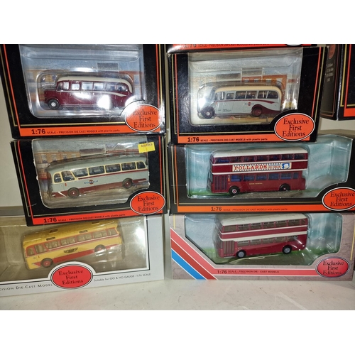 317 - Exclusive First Editions boxed group of 1:76 scale die cast vehicles. All appear in excellent condit... 