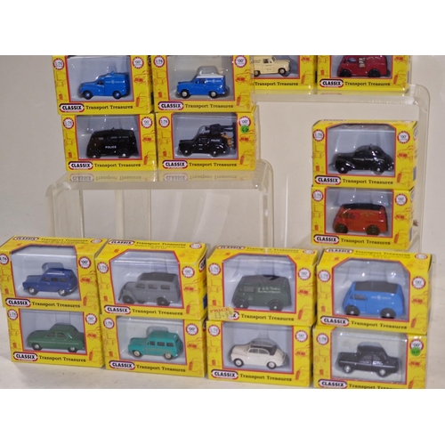 318 - Classix by Pocketbond Transport Treasures boxed group of 1:76 scale die cast cars (20).