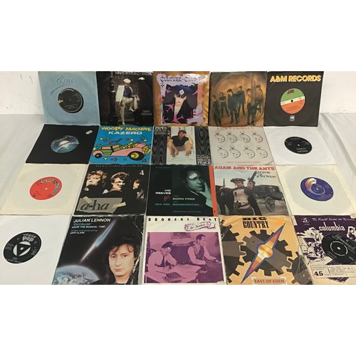 492 - BOX OF VARIOUS HIT SINGLES. Mainly spanning the 1960’s - 70’s and 80’s. Found here in generic and pi... 