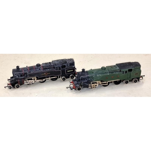 12 - Two OO gauge locomotives to include GWR 8230 and British railways 80033- previously displayed so req... 