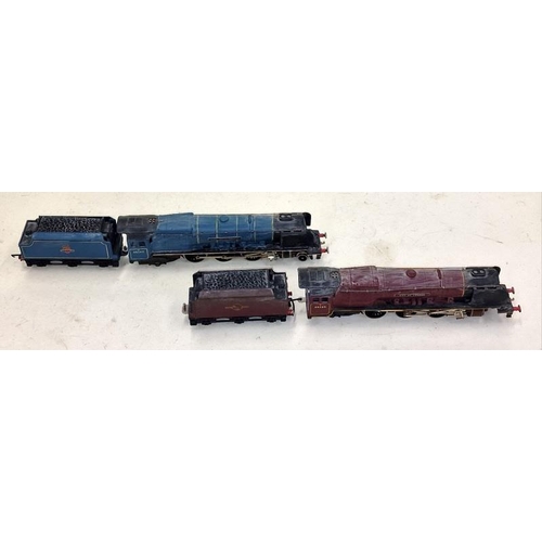 16 - Two OO gauge Locomotives and tenders to include City of London 46245 and a British Railways 46242- p... 