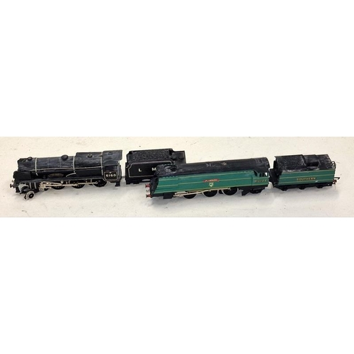 24 - Two OO gauge Locomotives to include Plymouth 21C103 and LMS Queen Victorias rifle men 6160 - previou... 