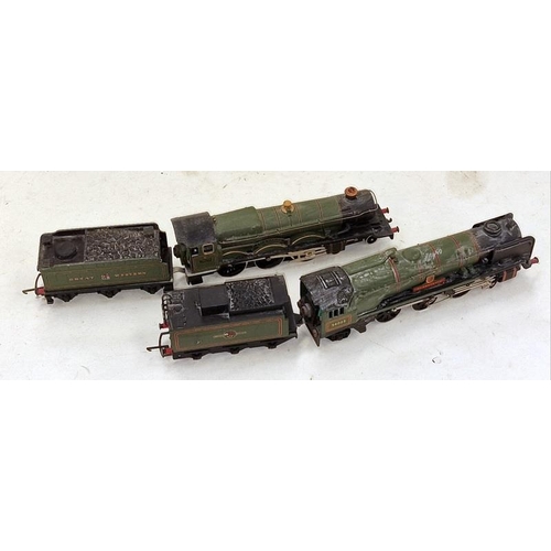 34 - Two OO Gauge locomotives and tenders to include British Railways Barnstable 34005 and Great Western ... 