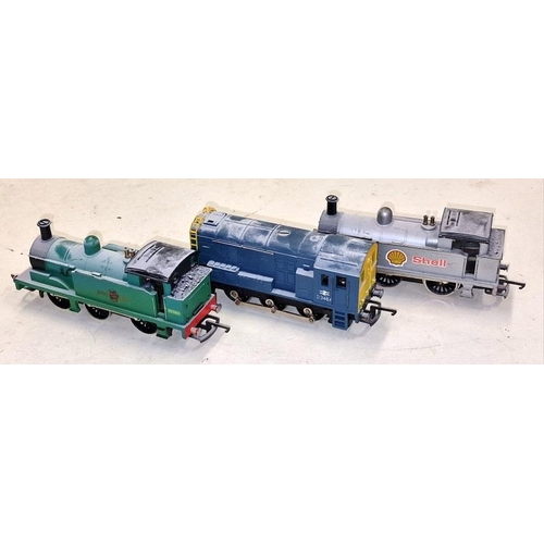 6 - Three OO Guage to include, Shell, D3464, and British railway 31340 LMS 7420 - previously displayed s... 