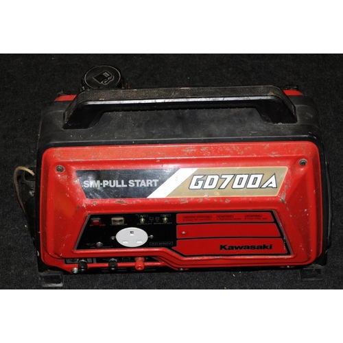 275 - Kawasaki GD700A portable generator. (120)