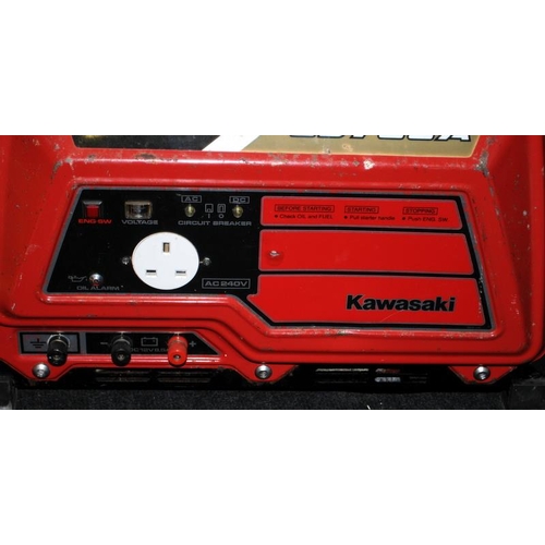 275 - Kawasaki GD700A portable generator. (120)