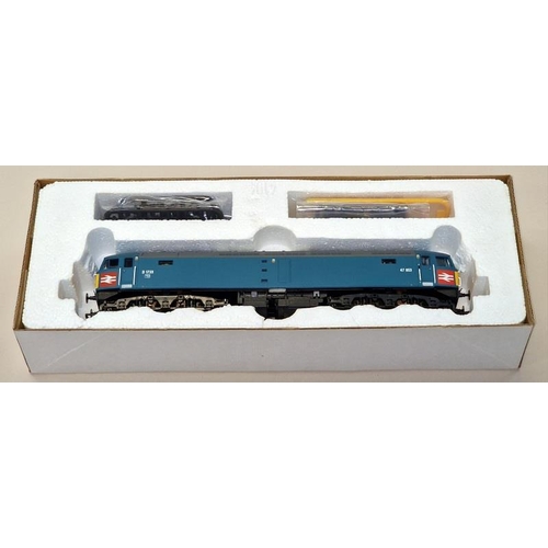 29 - Heljan OO Gauge Class 47/8 No. 47853/D1733 Rail Express locomotive in 'Heritage' XP64 blue livery in... 