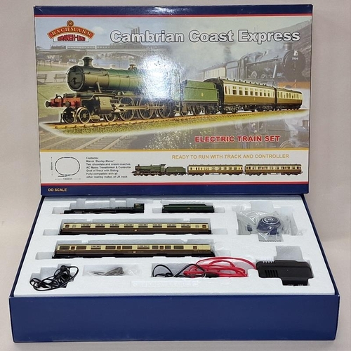 48 - Bachmann OO Gauge Cambrian Coast Express electric train set boxed in unused condition.