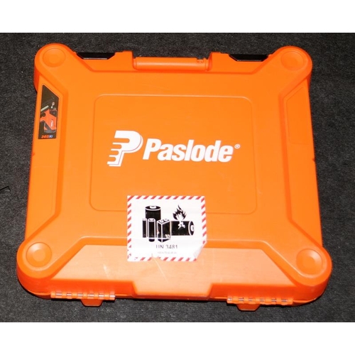 320 - Paslode 360xi rechargeable framing nail gun c/w hard carry case. Ref:W