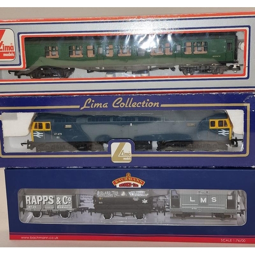 96 - Group of OO Gauge coaches from various makes to include Hornby, Bachmann and Lima (7).