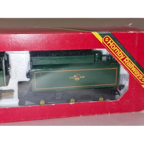 128 - Hornby OO Gauge British Rail R.063 Brittannia locomotive boxed.