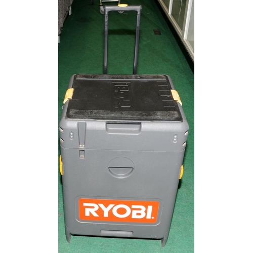 330 - Ryobi cordless multi-tool combo unit model SPC18 in wheeled transportable case. Ref:W