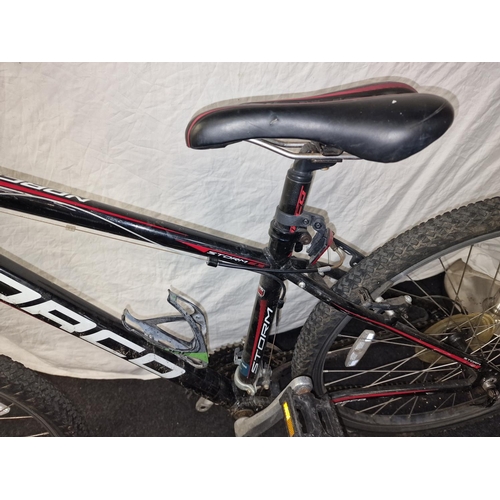 595 - Norco Storm black and red bicycle 26