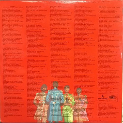 239 - ‘SGT PEPPERS LONELY HEARTS CLUB BAND’ LP BY THE BEATLES. Nice 1st pressing copy found here in VG+ co... 