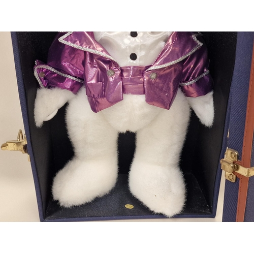 185 - Limited Edition 2000 Millennium Keepsake Bear with attached certificate.