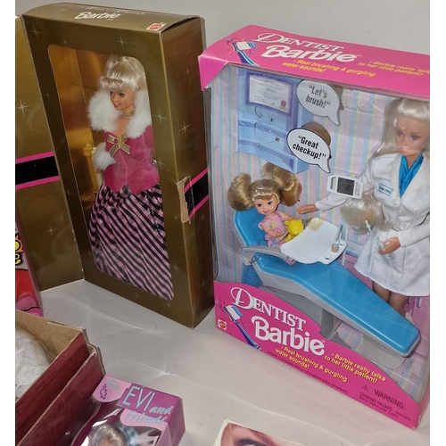 188 - Collection of Boxed dolls to include Barbie and a 'Posh Spice' Spice Girl