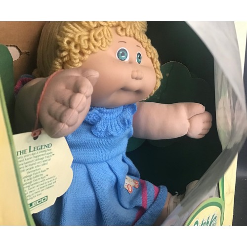 190 - Cabbage Patch doll found here in box suffering age related wear. The doll (Dona Karleen)  is in grea... 