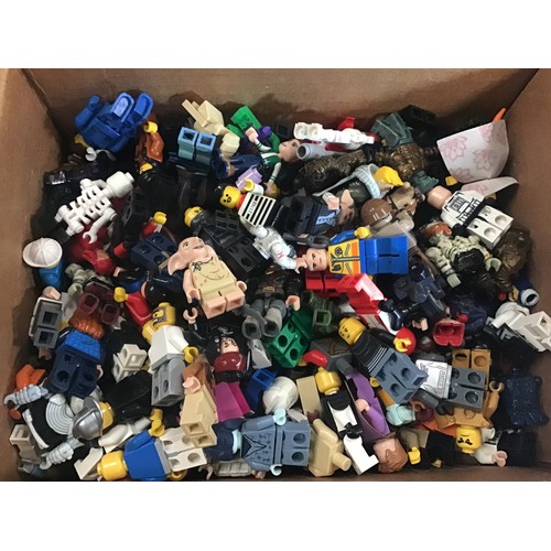 210 - Box of various Lego figures.