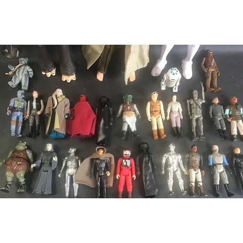 231 - Collection of various sized Star Wars figures. (27).