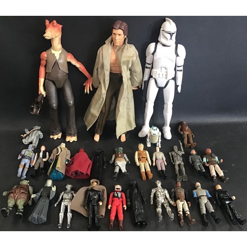 231 - Collection of various sized Star Wars figures. (27).