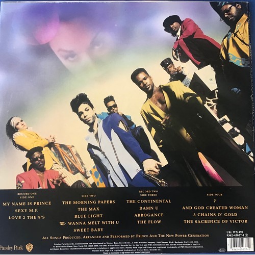 323 - PRINCE AND THE NEW POWER GENERATION ‘LOVE SYMBOL’ VINYL LP RECORD. Great double album on Warner Brot... 