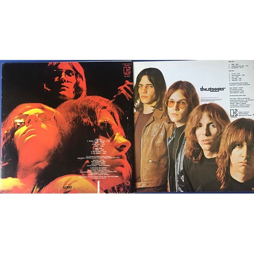 270 - THE STOOGES (IGGY POP) VINYL LP RECORDS X 2. Beginning with their debut self titled US album on Elek... 