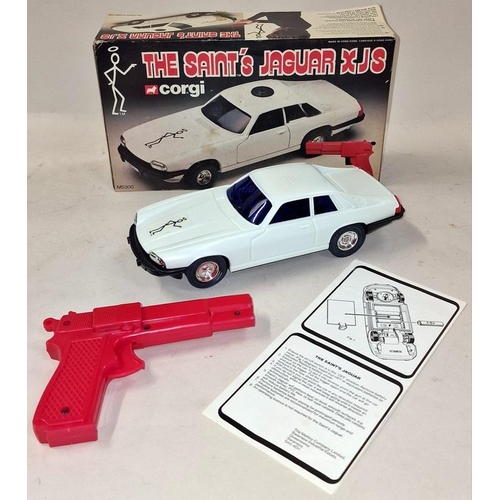 240 - Corgi The Saint's Jaguar XJS vintage 1978 sonic controlled car with original box and instructions.