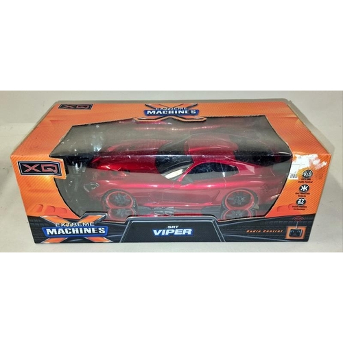 241 - Nikko radio control vaporizr boxed car together with a boxed Extreme Machines SRT Viper car (2).