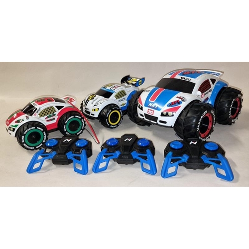 254 - Nikko group of unboxed radio controlled cars all with controllers (3).