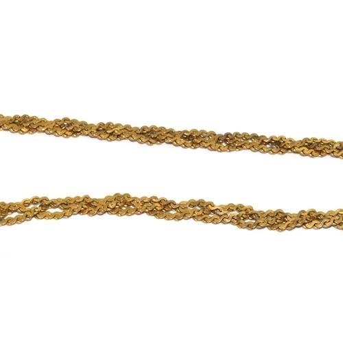 334 - 9ct gold mesh link bracelet 2.4g