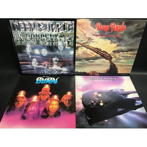 383 - VARIOUS DEEP PURPLE VINYL LP RECORDS X 4. Titles here as follows: - In Concert ‘72 (2  LP vinyl & 7