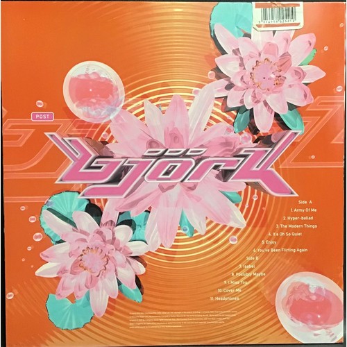 373 - BJORK ‘POST’ RARE ORIGINAL PINK COLOURED VINYL LP RECORD. Original UK Limited 1st Pressing (1995) Ne... 