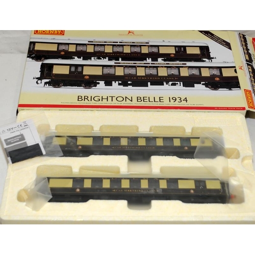 163 - Hornby 00 gauge Brighton Belle 1934 Pullman cars set. Box very good and models excellent.