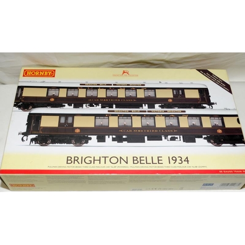 163 - Hornby 00 gauge Brighton Belle 1934 Pullman cars set. Box very good and models excellent.