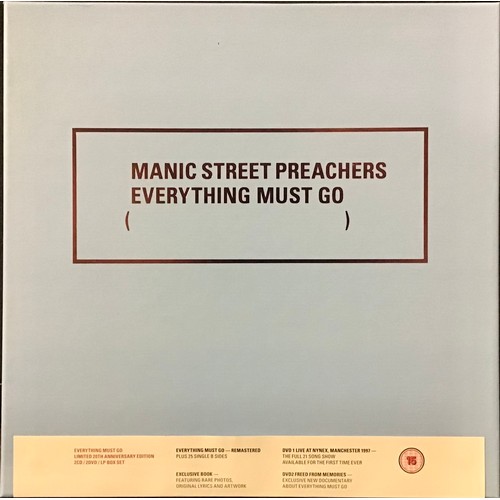 286 - MANIC STREET PREACHERS ‘EVERYTHING MUST GO’ SPECIAL SIGNED LIMITED 20th ANNIVERSARY EDITION BOXSET. ... 