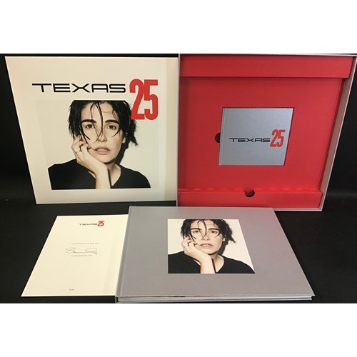 314 - TEXAS ‘TEXAS 25’ LP VINYL NEW SUPER DELUXE BOXSET LTD EDITION IN RED VINYL. Limited edition silver p... 