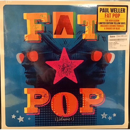 298 - LIMITED EDITION PAUL WELLER ‘FAT POP’ YELLOW COLOURED VINYL. This album is still Factory Sealed and ... 