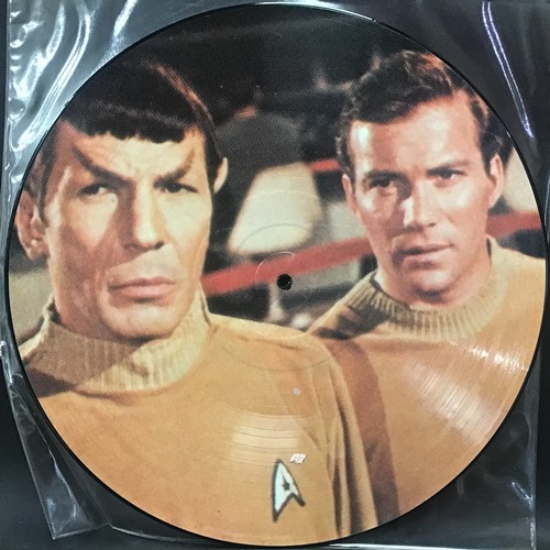 310 - STAR TREK L.P. ORIGINAL U.K. PRESS PICTURE DISC. From 1986 this album features to Star Trek series p... 