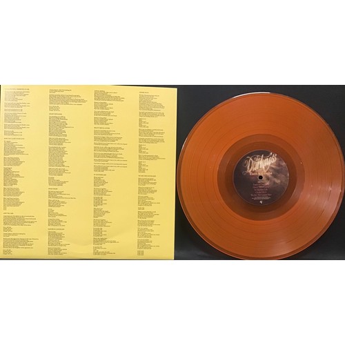 313 - THE DARKNESS ‘EASTER IS CANCELLED’ RARE SIGNED ORANGE VINYL LP. 12