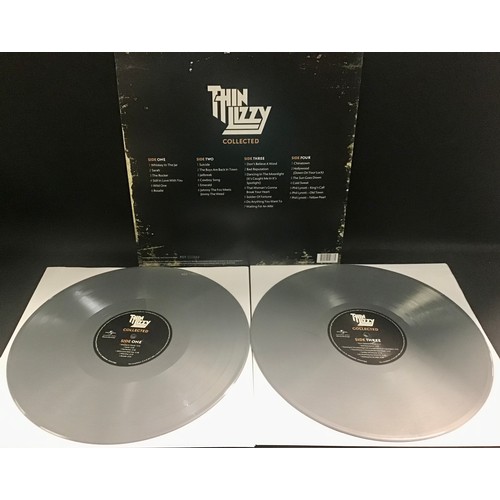 280 - THIN LIZZY ‘COLLECTED’ NUMBERED SILVER COLOURED VINYL LP. This album comes in original plastic sleev... 