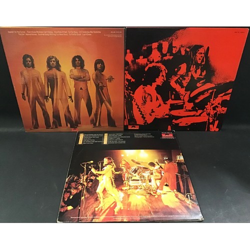 287 - SLADE VINYL LP RECORDS X 3. Titles here include - Slade In Flame (VG) - Slade Alive! (VG+) and Slade... 