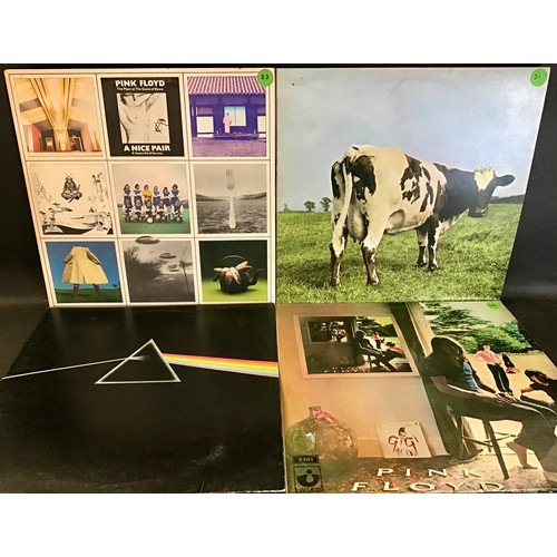 288 - PINK FLOYD VINYL LP RECORDS X 4. Titles here are as follows - ‘Dark Side Of The Moon’ on Harvest SHV... 