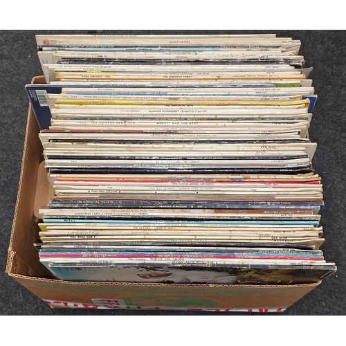 571 - Box of various LP records to include mainly easy listening and soundtracks.