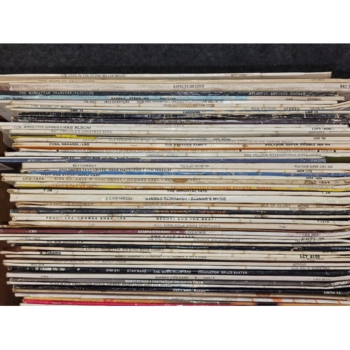 571 - Box of various LP records to include mainly easy listening and soundtracks.