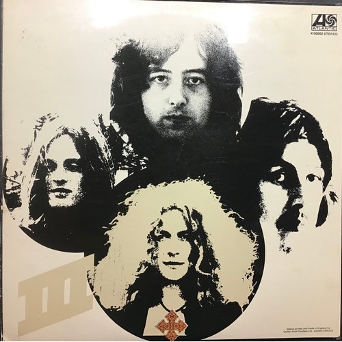 295 - LED ZEPPELIN (3) III 1970 VINYL LP RECORD. Reissue gatefold sleeve album on Atlantic K 50002 and in ... 