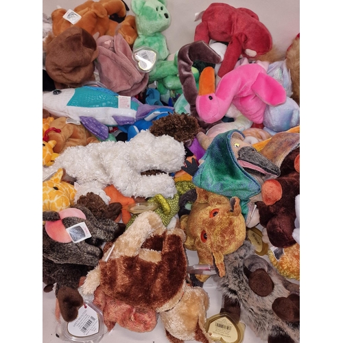 574 - Large collection of mainly TY Beanie Babies soft toys.