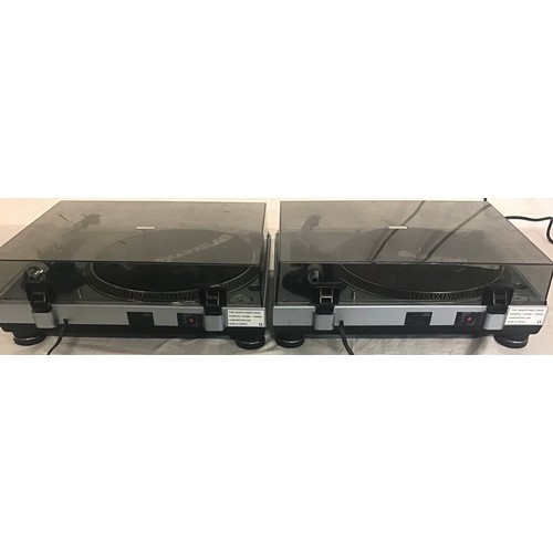 582 - DJ TURNTABLES X 2. Here we find a couple of boxed DLP-32s turntables for use in DJ setups. They both... 