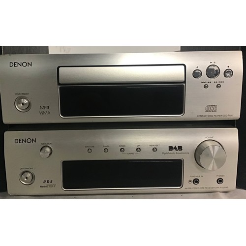 576 - DENON STEREO HIFI SYSTEM. Comes here in 2 units - Compact Disc player and tuner amplifier complete w... 