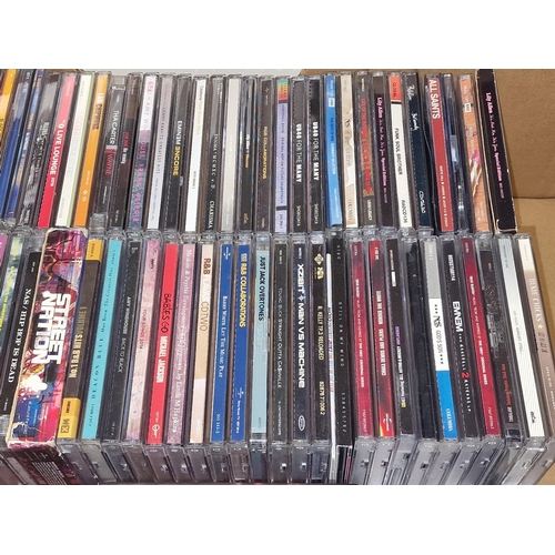 358 - Large box of compact discs to include a large quantity of R&B.